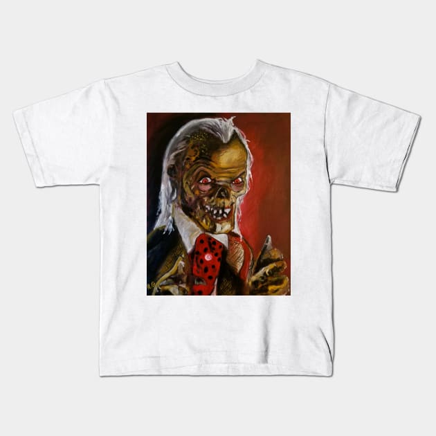 The Crypt Keeper Kids T-Shirt by RG Illustration